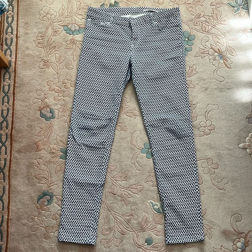Zara Woman Diamond Patterned Slim Fit Jean